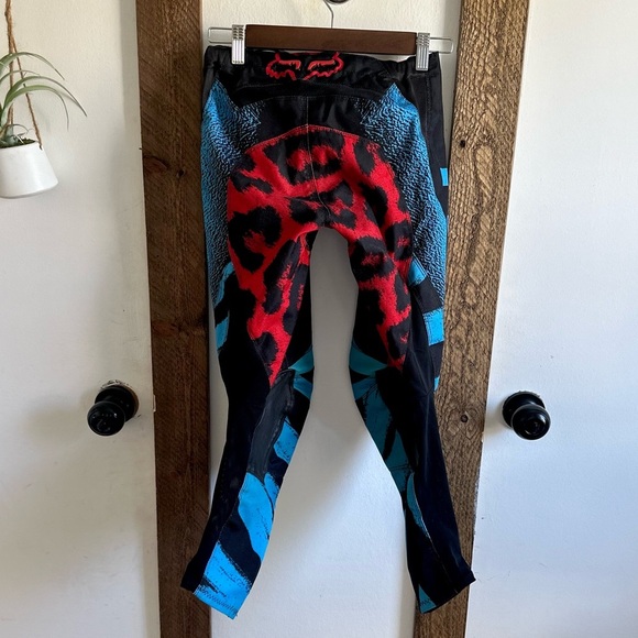 Fox Racing 180 Motocross Padded Race Pants Youth sz25 FX Riding MX Dirt Bike VTG
